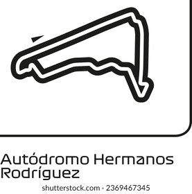 Eps de vectores de carreras del circuito F1