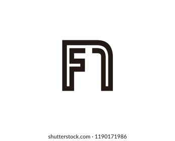 F1 logo combination of letters and numbers