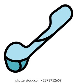 F1 racetrack icon outline vector. Track race. Start map color flat