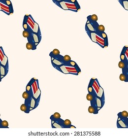 f1 racing , cartoon seamless pattern background
