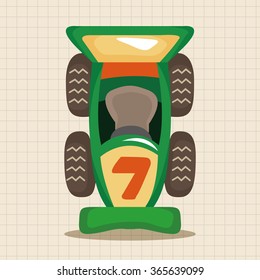 f1 racing theme elements