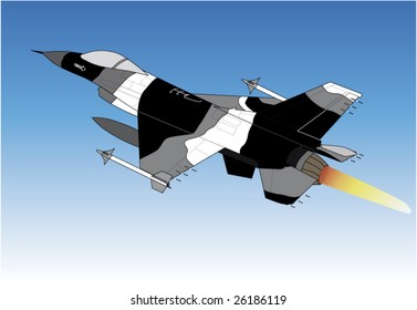 F16 Fighting falcon airplane