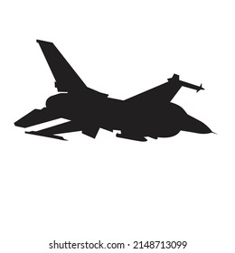 F16 Jet Fighter Icon Vector Design Stock Vector (Royalty Free ...