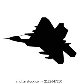 F22 raptor icon jetfighter vector design