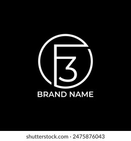 f3 circle logo for company