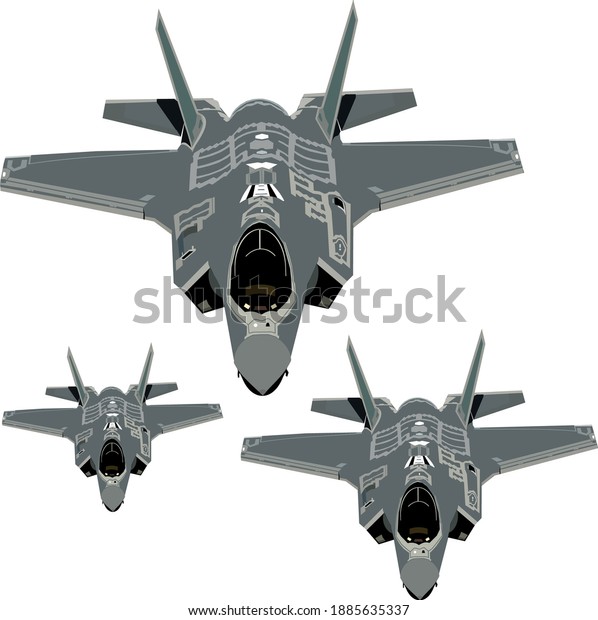 F35ジェット戦闘機のベクター画像 のベクター画像素材 ロイヤリティフリー