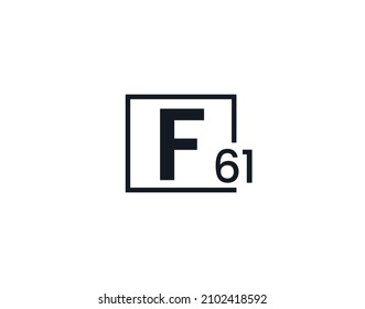 F61, 61F Logo für den Anfangsbuchstaben