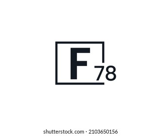 F78, 78F Logo für den Anfangsbuchstaben