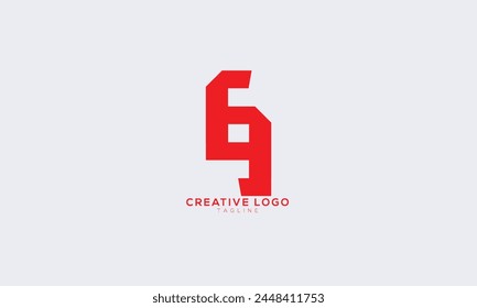 FA AF Abstract initial monogram letter alphabet logo design