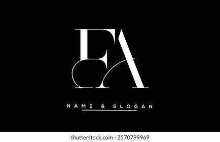 FA, AF Abstract Letters Logo Monogram