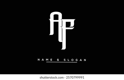 FA, AF Abstract Letters Logo Monogram