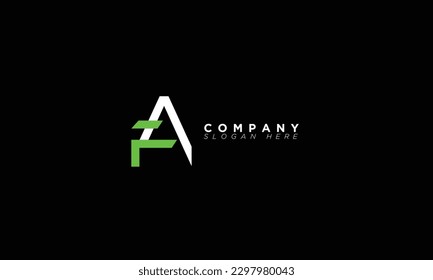 FA Alphabet letters Initials Monogram logo AF, F and A