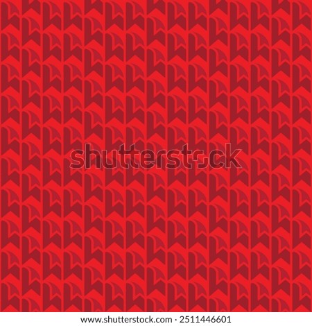 FA Cup english football soccer team club association cup tournament red ribbons vector square seamless pattern or texture.