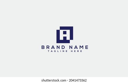 FA f a modern creative alphabet letter logo icon template 