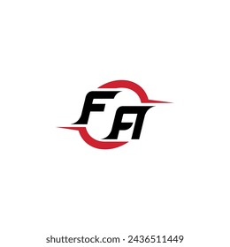 FA initial logo cool and stylish concept for esport or gaming logo as your inspirational