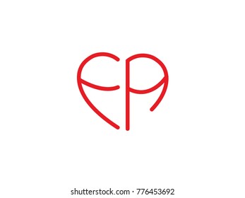 FA Initial love icon