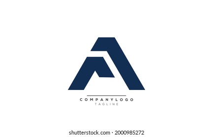 FA initials monogram letter text alphabet logo design