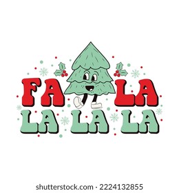 Fa la la la la, Weihnachten-Sublimierung