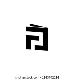 fa letter brand vector logo