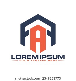 FA letter logo design Modern Logo design