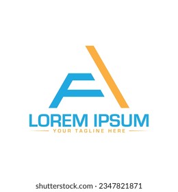 FA letter logo design Unique and modern logo design