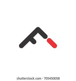 FA letter logo design vector