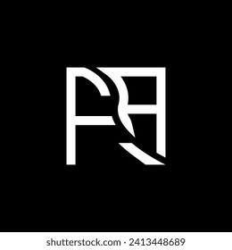 FA Letter Logo, Vektordesign, FA einfaches und modernes Logo. FA luxuriöses Alphabet-Design  