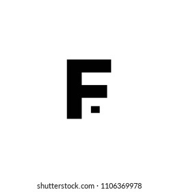 fa letter logo vector. F letter logo vector