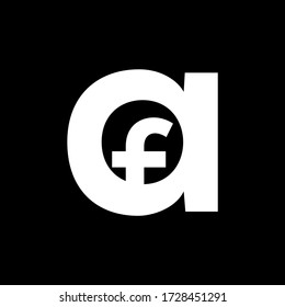 fa letter vector logo design