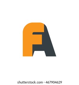 FA Logo Orange Black