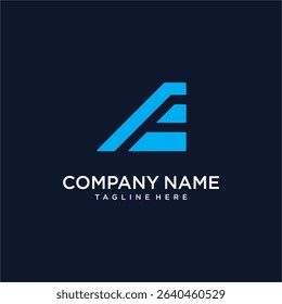 FA vector logo. modern minimalist logo