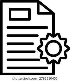 Faa Line Icon and Vector