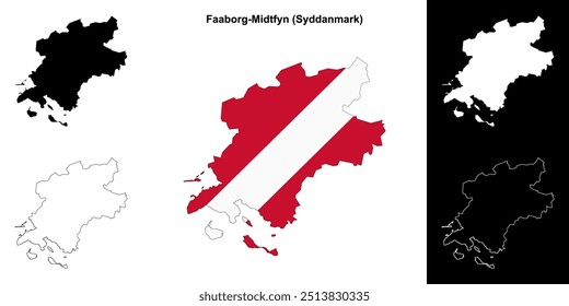 Mapa do município de Faaborg-Midtfyn