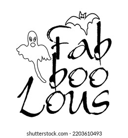 Fab boo lous  Happy Halloween shirt print template, Pumpkin Fall Witches Halloween Costume shirt design