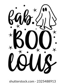 Fab boo lous shirt print template