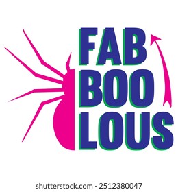 fab boo loous t shirt design, arquivo vetorial