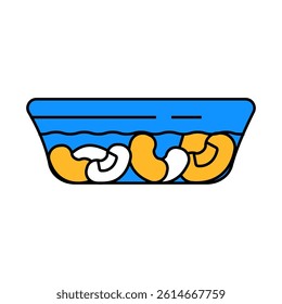 fabada spain food line icon vector. fabada spain food sign. isolated symbol illustration