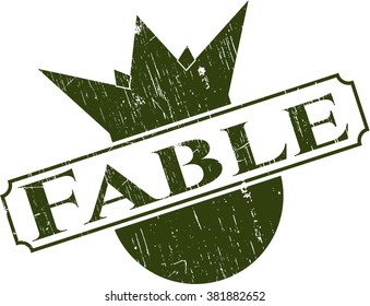 Fable rubber grunge texture seal
