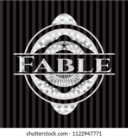  Fable silvery shiny emblem