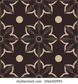 fabric abstract ethnic flower pattern, vector illustration style seamless. design for fabric, curtain, background, carpet, wallpaper, clothing, wrapping, Batik, fabric, tile, ceramic

