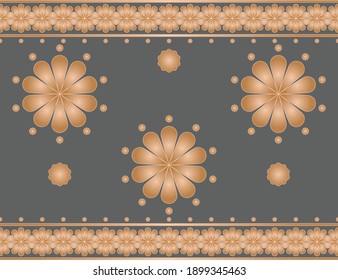 fabric abstract ethnic pattern, vector illustration style seamless pattern. Design for fabric, curtain, background, carpet, wallpaper, clothing, wrapping, Batik, fabric
