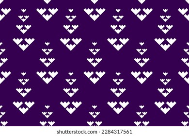 Fabric Aztec pattern background. Geometric ethnic oriental seamless pattern traditional. Mexican style. Design for wallpaper, illustration, fabric, clothing, carpet, textile, batik, embroidery.