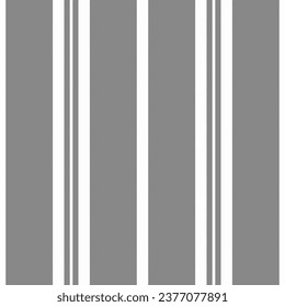 Fabric background lines of vector textile seamless with a texture pattern vertical stripe in white and black colors.