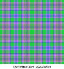 Fabric background pattern. Check tartan plaid. Texture vector seamless textile in blue and pastel colors.