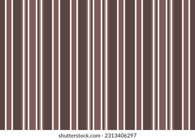 Fabric background pattern of stripe lines textile with a texture vector vertical seamless in pastel and sea shell colors.