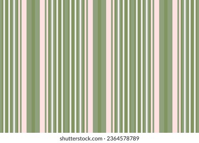 Fabric background seamless of vector stripe lines with a pattern texture vertical textile in pastel and green colors.