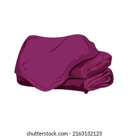 fabric blanket bed color icon vector. fabric blanket bed sign. isolated symbol illustration