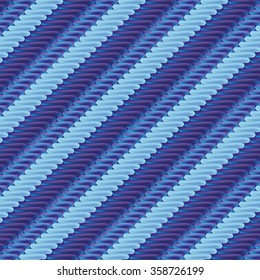 Fabric with blue stripe pattern