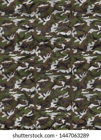 Fabric Camouflage Pattern Design Texture 