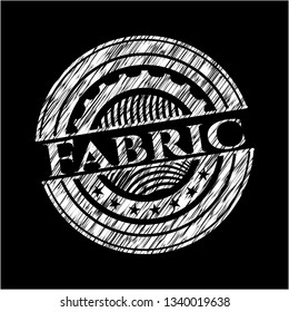 Fabric with chalkboard texture